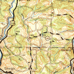 United States Geological Survey Punxsutawney, PA (1943, 125000-Scale) digital map