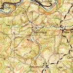 United States Geological Survey Punxsutawney, PA (1943, 125000-Scale) digital map
