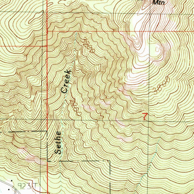 United States Geological Survey Purcell Mountain, WA (1989, 24000-Scale) digital map