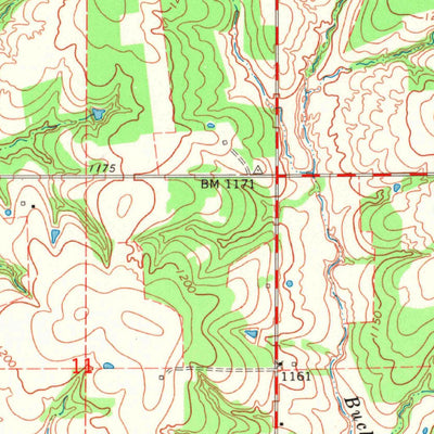 United States Geological Survey Purcell, OK (1965, 24000-Scale) digital map