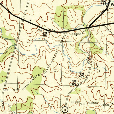 United States Geological Survey Purcellville, VA (1944, 31680-Scale) digital map