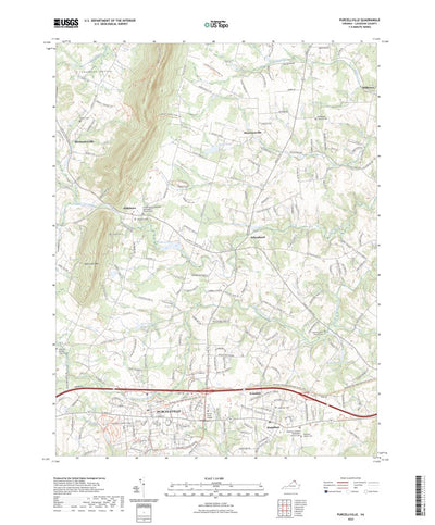 United States Geological Survey Purcellville, VA (2022, 24000-Scale) digital map