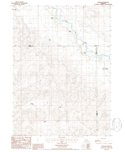 United States Geological Survey Purdum, NE (1986, 24000-Scale) digital map