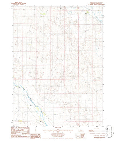 United States Geological Survey Purdum NE, NE (1986, 24000-Scale) digital map