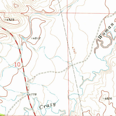 United States Geological Survey Purdy Reservoir, WY (1970, 24000-Scale) digital map