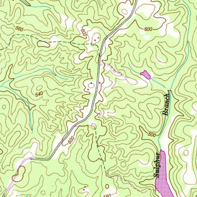 United States Geological Survey Purdy, TN (1949, 24000-Scale) digital map