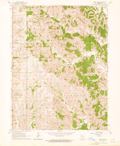 United States Geological Survey Pure Air, MO (1963, 24000-Scale) digital map