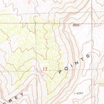 United States Geological Survey Purgatory Canyon, AZ-UT (1979, 24000-Scale) digital map