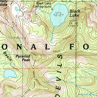 United States Geological Survey Purgatory Saddle, ID (1990, 24000-Scale) digital map