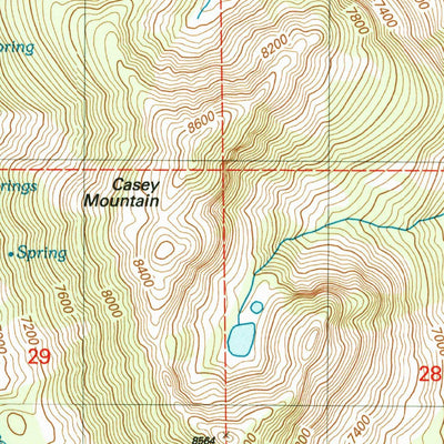 United States Geological Survey Purgatory Saddle, ID (2004, 24000-Scale) digital map