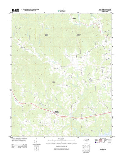United States Geological Survey Purlear, NC (2013, 24000-Scale) digital map