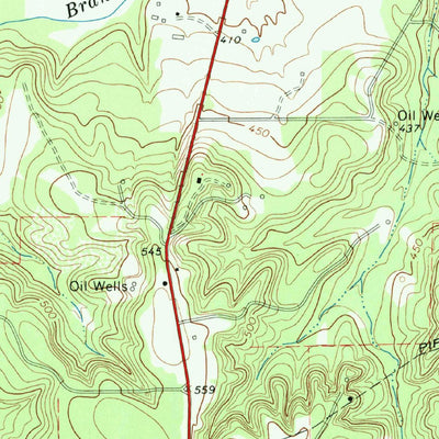 United States Geological Survey Purley, TX (1964, 24000-Scale) digital map