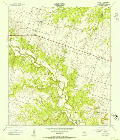 United States Geological Survey Purmela, TX (1947, 24000-Scale) digital map