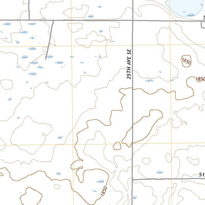 United States Geological Survey Pursian Lake, ND (2020, 24000-Scale) digital map