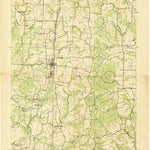 United States Geological Survey Puryear, TN-KY (1936, 24000-Scale) digital map