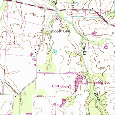 United States Geological Survey Puryear, TN-KY (1950, 24000-Scale) digital map