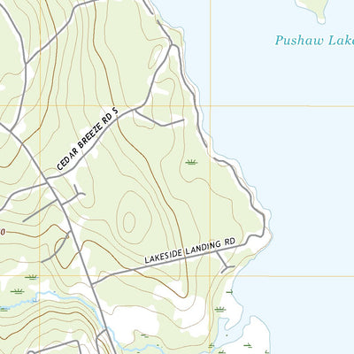 United States Geological Survey Pushaw Lake, ME (2021, 24000-Scale) digital map