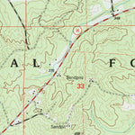 United States Geological Survey Puskus Lake, MS (2000, 24000-Scale) digital map