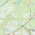 United States Geological Survey Puskus Lake, MS (2000, 24000-Scale) digital map