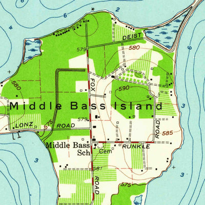 United States Geological Survey Put-In-Bay, OH (1959, 24000-Scale) digital map