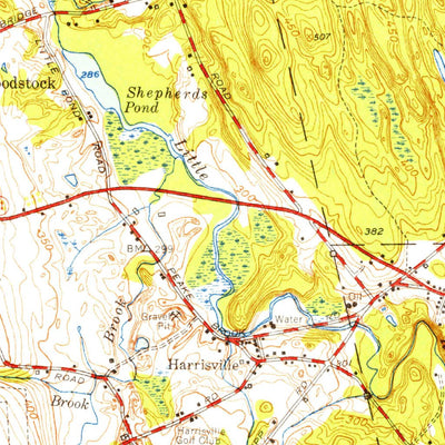 United States Geological Survey Putnam, CT (1955, 31680-Scale) digital map