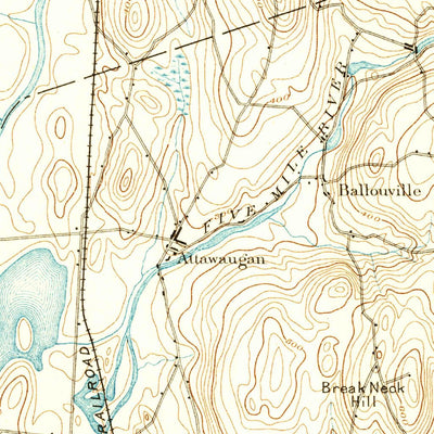 United States Geological Survey Putnam, CT-RI (1893, 62500-Scale) digital map