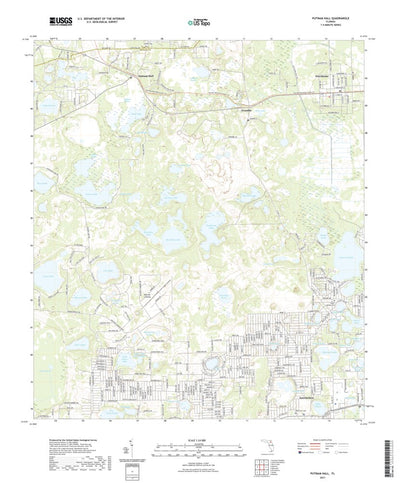 United States Geological Survey Putnam Hall, FL (2021, 24000-Scale) digital map