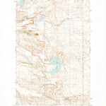 United States Geological Survey Putnam Lake, MT (1971, 24000-Scale) digital map