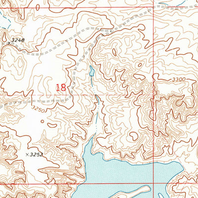 United States Geological Survey Putnam Lake, MT (1971, 24000-Scale) digital map