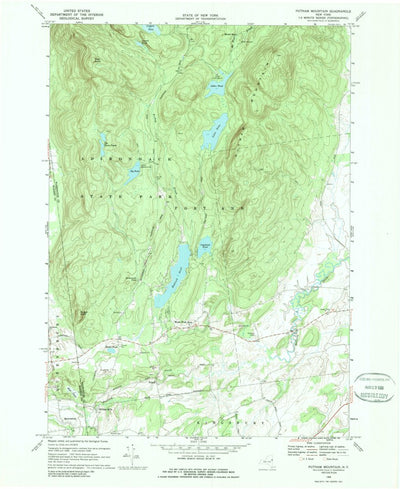United States Geological Survey Putnam Mountain, NY (1966, 24000-Scale) digital map