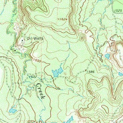 United States Geological Survey Putnam North, TX (1966, 24000-Scale) digital map