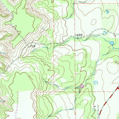 United States Geological Survey Putnam South, TX (1966, 24000-Scale) digital map