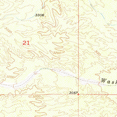 United States Geological Survey Putnam Wash, AZ (1949, 24000-Scale) digital map