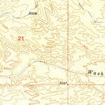 United States Geological Survey Putnam Wash, AZ (1950, 24000-Scale) digital map