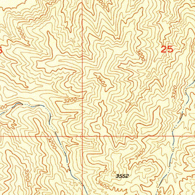 United States Geological Survey Putnam Wash, AZ (1950, 24000-Scale) digital map
