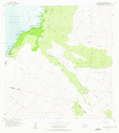 United States Geological Survey Puu Hinai, HI (1956, 24000-Scale) digital map