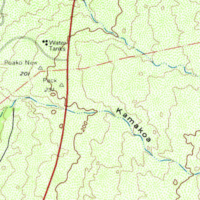 United States Geological Survey Puu Hinai, HI (1982, 24000-Scale) digital map