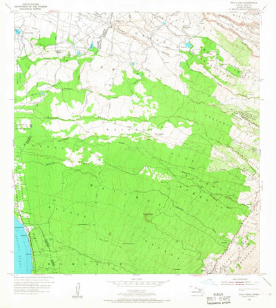 United States Geological Survey Puu O Kali, HI (1954, 24000-Scale) digital map
