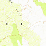 United States Geological Survey Puuanahulu, HI (1959, 24000-Scale) digital map
