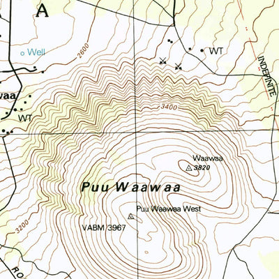 United States Geological Survey Puuanahulu, HI (1996, 24000-Scale) digital map
