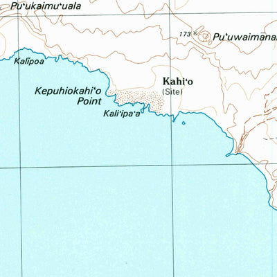 United States Geological Survey Puuhou, HI (1995, 24000-Scale) digital map
