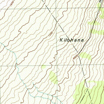 United States Geological Survey Puukinikini, HI (1995, 24000-Scale) digital map