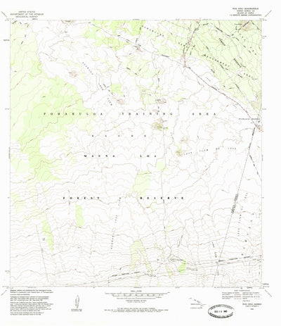 United States Geological Survey Puukoli, HI (1982, 24000-Scale) digital map