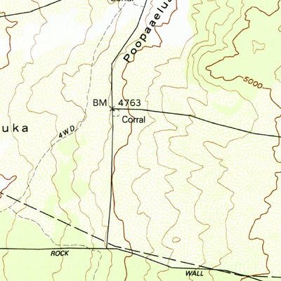 United States Geological Survey Puulehua, HI (1982, 24000-Scale) digital map