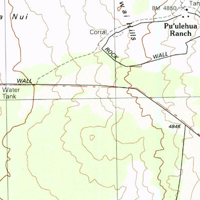 United States Geological Survey Puulehua, HI (1993, 24000-Scale) digital map