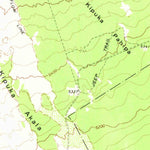 United States Geological Survey Puuokeokeo, HI (1967, 24000-Scale) digital map