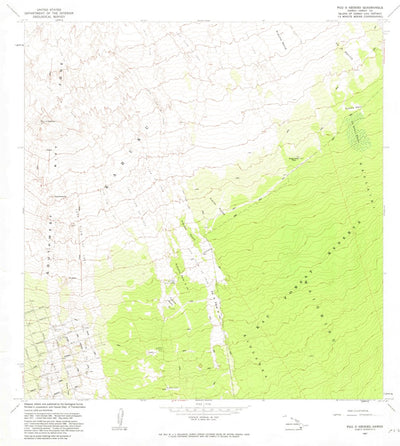 United States Geological Survey Puuokeokeo, HI (1981, 24000-Scale) digital map