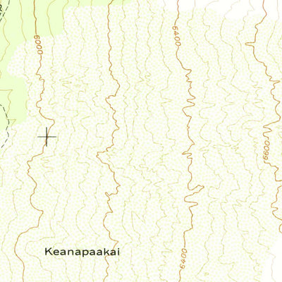 United States Geological Survey Puupohakuloa, HI (1963, 24000-Scale) digital map