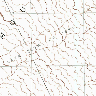 United States Geological Survey Puuulaula, HI (1993, 24000-Scale) digital map