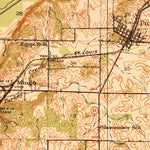 United States Geological Survey Puxico, MO (1939, 62500-Scale) digital map